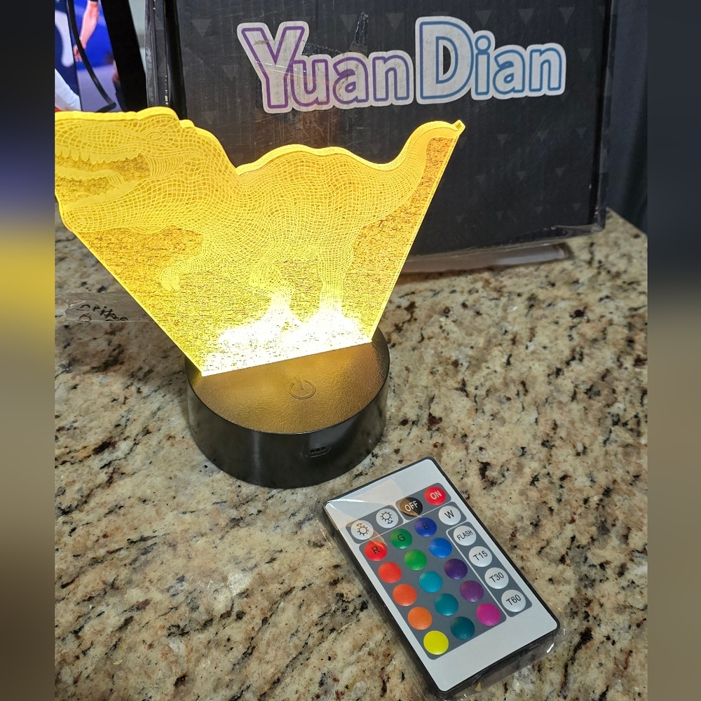 Dinosaur 16 Bright Colors Circling Mode Light with remote control